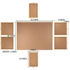 FUNPENY Portable Puzzle Board With Drawers, 1500 Pieces Wooden Large Puzzle Table For Adults, 27" X 35" Smooth Plateau Work Surface For Kids Family Game -Funpeny Shop 31KLwTKdprL