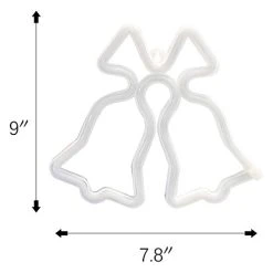 FUNPENY Christmas Neon Decorative Light, Christmas Jingle Bell Neon Sign Decor Light, LED Christmas Indoor Decor For Living Room, Birthday Party, Wedding Party 7 FUNPENY Christmas Neon Decorative Light, Christmas Jingle Bell Neon Sign Decor Light, LED Christmas Indoor Decor For Living Room, Birthday Party, Wedding Party -Funpeny Shop 31fvNw3kJ1L