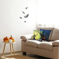 FUNPENY Halloween Decoration, Set Of 4 Halloween Pillow Covers 18 X 18 Inch Halloween Cushion Covers For Halloween (Inserts Are Not Include) (Green) -Funpeny Shop 412BfC0oosL