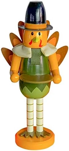FUNPENY Thanksgiving Fall Decoration, 14 Inch Handmade Turkey Collectible Wooden Handmade Nutcracker For Fall Thanksgiving Christmas Home Table Decor 8 FUNPENY Thanksgiving Fall Decoration, 14 Inch Handmade Turkey Collectible Wooden Handmade Nutcracker For Fall Thanksgiving Christmas Home Table Decor - Image 8