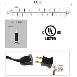 FUNPENY Orange Halloween Mini String Lights, 33FT 150 Count Halloween Decorations For Indoor Outdoor Home Party Garden Yard Decor -Funpeny Shop 415FRxKuDDL