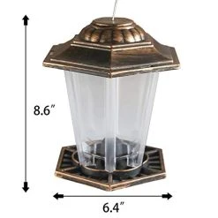 Funpeny Hanging Bird Feeders, 2 Pack Panorama Gazebo Bird Feeders And Garden Decoration For Bird Watchers And Children -Funpeny Shop 415uZn27MHL