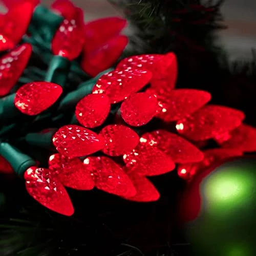 FUNPENY C6 Christmas Lights, 100 LED 33 FT Fairy Lights With 8 Modes Lights Outdoor Extendable Waterproof String Lights For Indoor Xmas Tree Wedding Patio Party Holiday Decorations (Red) 7 FUNPENY C6 Christmas Lights, 100 LED 33 FT Fairy Lights With 8 Modes Lights Outdoor Extendable Waterproof String Lights For Indoor Xmas Tree Wedding Patio Party Holiday Decorations (Red) - Image 7