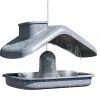 FUNPENY Bird Feeders For Outdoors Hanging, Wild Bird Feeders For Outside Clearance, Yard Lawn Garden Decorations (Gray)