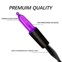 FUNPENY Halloween 50 LED Mini String Lights, 16FT Battery Operated 8 Modes Waterproof Fairy Lights, Halloween Decorations For Indoor Outdoor Garden -Funpeny Shop 41PuarnX4aL