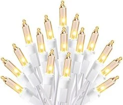 FUNPENY Christmas Lights, 150 Count 33FT Incandescent Mini String Lights White Wire, 110V UL Certified Fairy Lights For Indoor Outdoor Christmas Tree Xmas Party Home Decorations (Warm White) 21 FUNPENY Christmas Lights, 150 Count 33FT Incandescent Mini String Lights White Wire, 110V UL Certified Fairy Lights For Indoor Outdoor Christmas Tree Xmas Party Home Decorations (Warm White) -Funpeny Shop 41QTuqzvc9L. AC