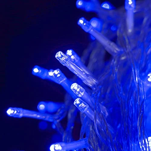 FUNPENY 300 LED Indoor String Lights, 100 FT Plug In Waterproof String Lights With 8 Modes For Halloween Thanksgiving Christmas Garden Decoration, Indoor And Outdoor Decorations (Blue) 4 FUNPENY 300 LED Indoor String Lights, 100 FT Plug In Waterproof String Lights With 8 Modes For Halloween Thanksgiving Christmas Garden Decoration, Indoor And Outdoor Decorations (Blue) - Image 4