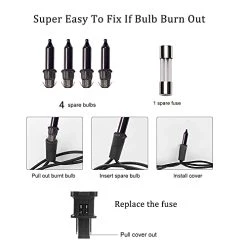 FUNPENY 33FT Halloween Lights, 150 Count Mini Clear String Lights, Fairy Halloween Tree Lights For Halloween Decorations Indoor Outdoor Xmas Party Wedding Holiday Home, Purple 19 FUNPENY 33FT Halloween Lights, 150 Count Mini Clear String Lights, Fairy Halloween Tree Lights For Halloween Decorations Indoor Outdoor Xmas Party Wedding Holiday Home, Purple -Funpeny Shop 41RNn M0etL