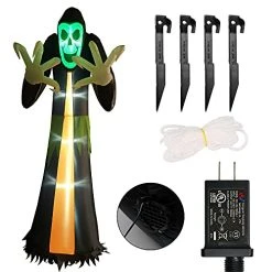 FUNPENY Halloween 9FT Inflatable Grim Reaper Ghost, Blow Up Halloween Decorations For Outdoor Garden Yard Lawn Party Decor 9 FUNPENY Halloween 9FT Inflatable Grim Reaper Ghost, Blow Up Halloween Decorations For Outdoor Garden Yard Lawn Party Decor -Funpeny Shop 41Sf9M9LUL