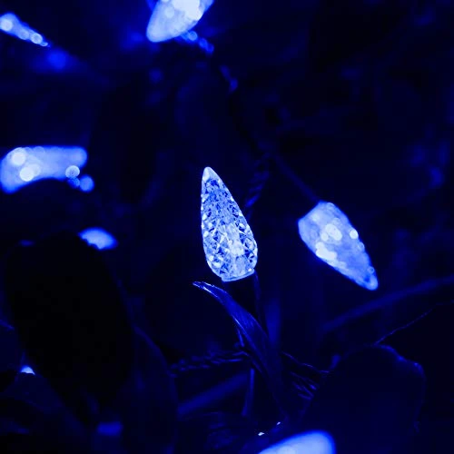 FUNPENY C6 Battery Operated Christmas Lights, 50 LED 17ft Christmas String Lights With 8 Modes, Christmas Decorations For Indoor Outdoor Xmas Tree Wedding Holiday, Blue 6 FUNPENY C6 Battery Operated Christmas Lights, 50 LED 17ft Christmas String Lights With 8 Modes, Christmas Decorations For Indoor Outdoor Xmas Tree Wedding Holiday, Blue - Image 6
