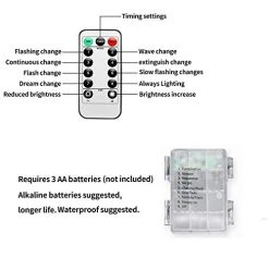 FUNPENY Turtle String Lights, 40 LED Waterproof Indoor Decorative String Lights With Remote And Timer For Bedroom, 10 Feet -Funpeny Shop 41WpHEErzBL 1