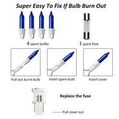 FUNPENY 8.5 FT Christmas Icicle Lights, 150 Count UL Fairy Lights With 27 Drops , White Wire String Light Decorations For Indoor Outdoor Christmas Tree Xmas Party Home Decorations (Blue) 11 FUNPENY 8.5 FT Christmas Icicle Lights, 150 Count UL Fairy Lights With 27 Drops , White Wire String Light Decorations For Indoor Outdoor Christmas Tree Xmas Party Home Decorations (Blue) -Funpeny Shop 41XIJ uKSAL 1