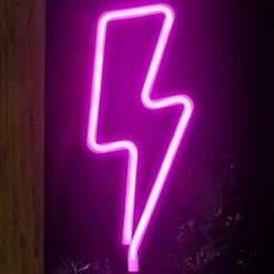 Funpeny Lightning Neon Signs, LED Ramadan Festival Pink Lightning Neon Lights, Decor For Table,Desk,Indoors,Home Bedroom Decorations USB Charging & Battery 9 Funpeny Lightning Neon Signs, LED Ramadan Festival Pink Lightning Neon Lights, Decor For Table,Desk,Indoors,Home Bedroom Decorations USB Charging & Battery -Funpeny Shop 41ZPZRbo6JL