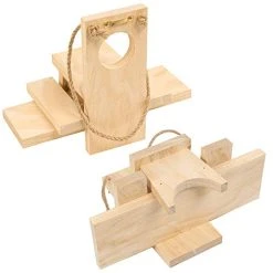 FUNPENY Wooden Squirrel Feeder For Outside, Outdoors,Hanging Squirrels Picnic Table Chipmunk Bench Feeders House With Corn Holder For Outdoor,Garden,Yard 8 FUNPENY Wooden Squirrel Feeder For Outside, Outdoors,Hanging Squirrels Picnic Table Chipmunk Bench Feeders House With Corn Holder For Outdoor,Garden,Yard -Funpeny Shop 41ff7GnGjLL