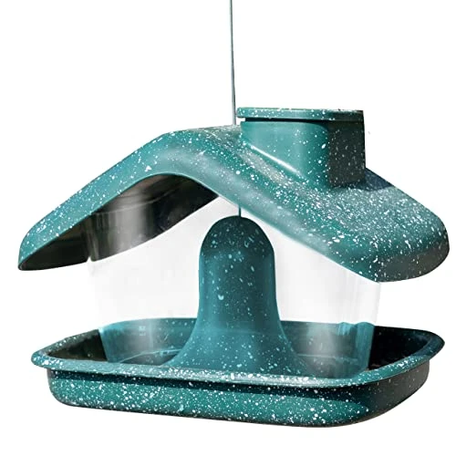 FUNPENY Bird Feeders For Outdoors Hanging, Wild Bird Feeders For Outside Clearance, Yard Lawn Garden Decorations (Green) 1 FUNPENY Bird Feeders For Outdoors Hanging, Wild Bird Feeders For Outside Clearance, Yard Lawn Garden Decorations (Green)