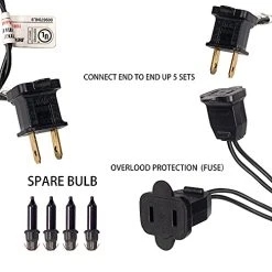 FUNPENY 33FT Halloween Lights, 150 Count Mini Clear String Lights, Fairy Halloween Tree Lights For Halloween Decorations Indoor Outdoor Xmas Party Wedding Holiday Home, Purple 17 FUNPENY 33FT Halloween Lights, 150 Count Mini Clear String Lights, Fairy Halloween Tree Lights For Halloween Decorations Indoor Outdoor Xmas Party Wedding Holiday Home, Purple -Funpeny Shop 41qO3oSRPhL