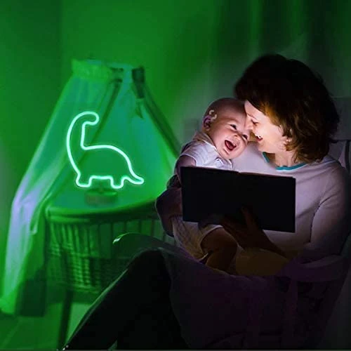 Funpeny Dinosaur Neon Signs, LED Ramadan Festival Dinosaur Neon Lights, Ramadan Decor For Table,Desk,Indoors,Home Bedroom Decorations USB Charging & Battery 3 Funpeny Dinosaur Neon Signs, LED Ramadan Festival Dinosaur Neon Lights, Ramadan Decor For Table,Desk,Indoors,Home Bedroom Decorations USB Charging & Battery - Image 3