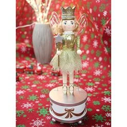 FUNPENY Classic Queen Ballet Dancer Nutcracker, Festive Collectible Nutcracker With Music Box, 12" Tall -Funpeny Shop 51 rxRD0FYL