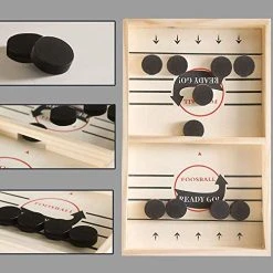 Funpeny Fast Sling Puck Game, Sling Shot Game Paced Winner Board Games Portable Table Hockey Game Toy For Kids And Adults (22 X 11.4 Inch) 9 Funpeny Fast Sling Puck Game, Sling Shot Game Paced Winner Board Games Portable Table Hockey Game Toy For Kids And Adults (22 X 11.4 Inch) -Funpeny Shop 510DscBUUgL