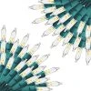 FUNPENY Christmas Lights, 2 Pack 150 Count Clear Green Wire String Lights, 33 FT 110V UL Certified Fairy Lights For Indoor Outdoor Christmas Tree Xmas Party Holiday Home Decorations, Warm White