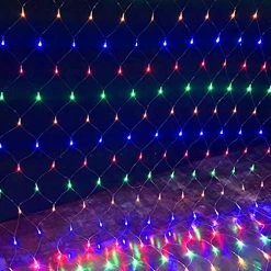 FUNPENY Christmas Net Lights, 12ft X 5ft 360 LED Mesh Decor With 8 Modes Waterproof Connectable Xmas Decorations For Outdoor Outside Bushes Yard Lawn Patio Tree Garden Party (Multi Colored) -Funpeny Shop 511AI0j9FhL