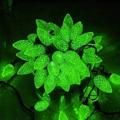FUNPENY 50 LED C9 Christmas Lights Outdoor, 24.5 FT Extendable Waterproof Fairy String Light Green Wire For Xmas Indoor Patio Tree Party Holidy Wedding House Decorations (Multi-Colored) -Funpeny Shop 512YNMbSdL. AC