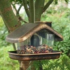 FUNPENY Bird Feeders For Outdoor Hanging, Wild Bird Feeders For Outside Clearance, Yard Lawn Garden Decorations (Copper Red) 8 FUNPENY Bird Feeders For Outdoor Hanging, Wild Bird Feeders For Outside Clearance, Yard Lawn Garden Decorations (Copper Red) -Funpeny Shop 514 lKTjRyL