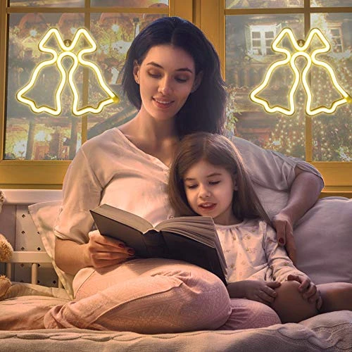 FUNPENY Christmas Neon Decorative Light, Christmas Jingle Bell Neon Sign Decor Light, LED Christmas Indoor Decor For Living Room, Birthday Party, Wedding Party 5 FUNPENY Christmas Neon Decorative Light, Christmas Jingle Bell Neon Sign Decor Light, LED Christmas Indoor Decor For Living Room, Birthday Party, Wedding Party - Image 5