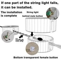 FUNPENY Turtle String Lights, 40 LED Waterproof Indoor Decorative String Lights With Remote And Timer For Bedroom, 10 Feet -Funpeny Shop 5192Vh8hVGL 1