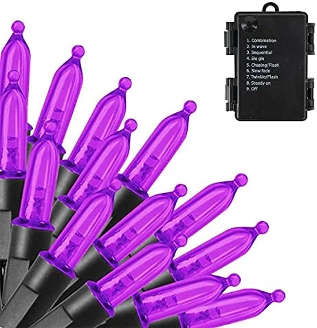 FUNPENY Battery Operated Christmas Lights, 2 Pack 16FT 50 LED 8 Modes Waterproof Fairy Lights, Christmas Decorations For Indoor Outdoor Garden Party Decor 8 FUNPENY Battery Operated Christmas Lights, 2 Pack 16FT 50 LED 8 Modes Waterproof Fairy Lights, Christmas Decorations For Indoor Outdoor Garden Party Decor - Image 8