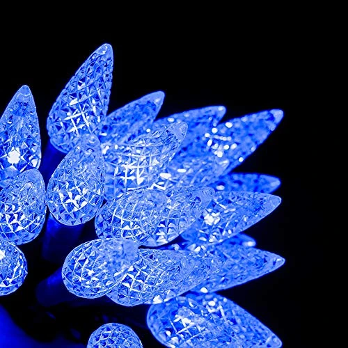 FUNPENY C6 Battery Operated Christmas Lights, 50 LED 17ft Christmas String Lights With 8 Modes, Christmas Decorations For Indoor Outdoor Xmas Tree Wedding Holiday, Blue 4 FUNPENY C6 Battery Operated Christmas Lights, 50 LED 17ft Christmas String Lights With 8 Modes, Christmas Decorations For Indoor Outdoor Xmas Tree Wedding Holiday, Blue - Image 4