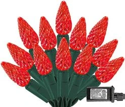 FUNPENY C6 Christmas Lights, 100 LED 33 FT Fairy Lights With 8 Modes Lights Outdoor Extendable Waterproof String Lights For Indoor Xmas Tree Wedding Patio Party Holiday Decorations (Red) 18 FUNPENY C6 Christmas Lights, 100 LED 33 FT Fairy Lights With 8 Modes Lights Outdoor Extendable Waterproof String Lights For Indoor Xmas Tree Wedding Patio Party Holiday Decorations (Red) -Funpeny Shop 51BNbTYd2VL. AC