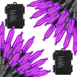 FUNPENY Halloween 50 LED Mini String Lights, 16FT Battery Operated 8 Modes Waterproof Fairy Lights, Halloween Decorations For Indoor Outdoor Garden -Funpeny Shop 51CTNeOSOVL. AC