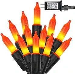 FUNPENY 200 LED Halloween Mini String Lights, 66 FT 8 Modes Waterproof Fairy Lights, Halloween Decorations For Indoor Outdoor Garden Party Decor (Orange) -Funpeny Shop 51H5a92XEqL. AC 2