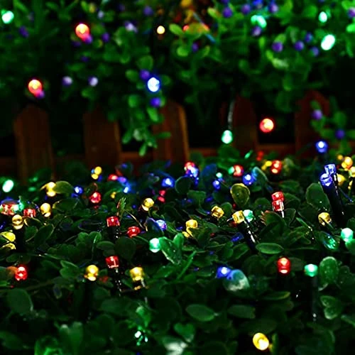 FUNPENY 300 LED Christmas String Lights, 100 FT Plug In Connectable Waterproof Fairy String Lights Green Wire With 8 Modes For Indoor Outdoor Xmas Tree Home Garden Decorations (Multi Colored) 4 FUNPENY 300 LED Christmas String Lights, 100 FT Plug In Connectable Waterproof Fairy String Lights Green Wire With 8 Modes For Indoor Outdoor Xmas Tree Home Garden Decorations (Multi Colored) - Image 4