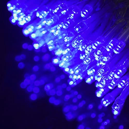 FUNPENY 300 LED Indoor String Lights, 100 FT Plug In Waterproof String Lights With 8 Modes For Halloween Thanksgiving Christmas Garden Decoration, Indoor And Outdoor Decorations (Blue) 5 FUNPENY 300 LED Indoor String Lights, 100 FT Plug In Waterproof String Lights With 8 Modes For Halloween Thanksgiving Christmas Garden Decoration, Indoor And Outdoor Decorations (Blue) - Image 5