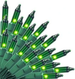 FUNPENY Christmas Lights, 2 Pack 150 Count Clear Green Wire String Lights, 33 FT 110V UL Certified Fairy Lights For Indoor Outdoor Christmas Tree Xmas Party Holiday Home Decorations, Warm White -Funpeny Shop 51LWeI8DPEL. AC 4