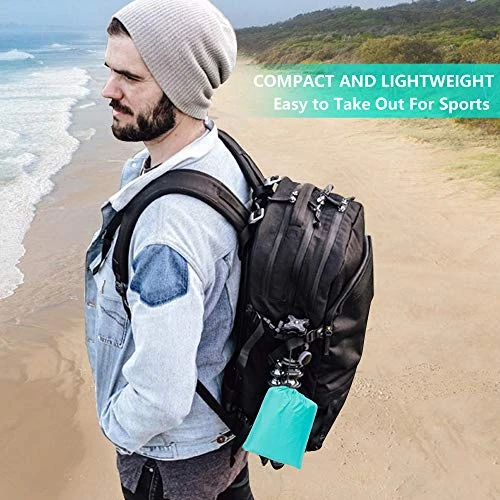 FUNPENY Beach Blanket, Extra Large 79"x83" Waterproof Sandproof Picnic Mat For Outdoor Travel Hiking Holiday Trip Pool Party (Green) 4 FUNPENY Beach Blanket, Extra Large 79"x83" Waterproof Sandproof Picnic Mat For Outdoor Travel Hiking Holiday Trip Pool Party (Green) - Image 4