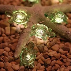 FUNPENY Turtle String Lights, 40 LED Waterproof Indoor Decorative String Lights With Remote And Timer For Bedroom, 10 Feet -Funpeny Shop 51QBmJFFzuL