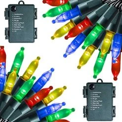 FUNPENY Battery Operated Christmas Lights, 2 Pack 16FT 50 LED 8 Modes Waterproof Fairy Lights, Christmas Decorations For Indoor Outdoor Garden Party Decor 29 FUNPENY Battery Operated Christmas Lights, 2 Pack 16FT 50 LED 8 Modes Waterproof Fairy Lights, Christmas Decorations For Indoor Outdoor Garden Party Decor -Funpeny Shop 51QjWqsEASL. AC 2