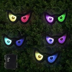 FUNPENY Halloween Ghost Eyes String Lights Decor, Battery Operated Lighted Up Flashing Eyes Halloween Decorations For Indoor Outdoor Room Yard Garden Party Carnival Supplies