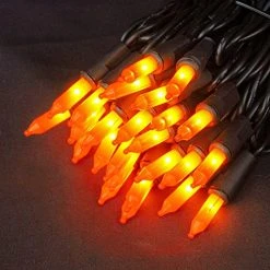 FUNPENY Orange Halloween Mini String Lights, 33FT 150 Count Halloween Decorations For Indoor Outdoor Home Party Garden Yard Decor -Funpeny Shop 51U1qdvC2vL
