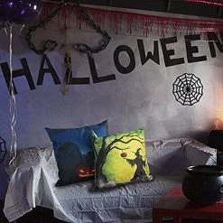 FUNPENY Halloween Decoration, Set Of 4 Halloween Pillow Covers 18 X 18 Inch Halloween Cushion Covers For Halloween (Inserts Are Not Include) (Green) -Funpeny Shop 51dhF2TLulL