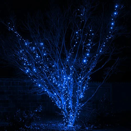 FUNPENY 85 FT 240 LED Blue Christmas Lights, Waterproof Extendable Green Wire Fairy String Lights Plug In, 8 Lighting Modes For Christmas Indoor Outdoor Yard Garden Wedding Party Decorations 5 FUNPENY 85 FT 240 LED Blue Christmas Lights, Waterproof Extendable Green Wire Fairy String Lights Plug In, 8 Lighting Modes For Christmas Indoor Outdoor Yard Garden Wedding Party Decorations - Image 5