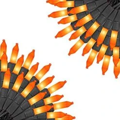 FUNPENY Halloween Mini Clear String Lights, 110V UL Certified Fairy Lights For Indoor Outdoor Halloween Tree Xmas Party Holiday Home Decorations (1 X 150 Count, Purple And Orange) -Funpeny Shop 51jbdUdaxTL. AC 3