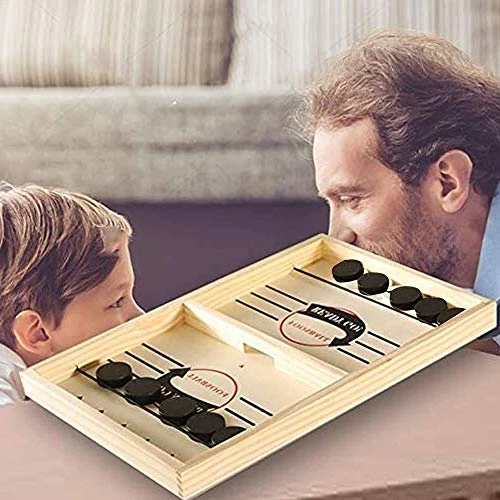 Funpeny Fast Sling Puck Game, Sling Shot Game Paced Winner Board Games Portable Table Hockey Game Toy For Kids And Adults (22 X 11.4 Inch) 1 Funpeny Fast Sling Puck Game, Sling Shot Game Paced Winner Board Games Portable Table Hockey Game Toy For Kids And Adults (22 X 11.4 Inch)