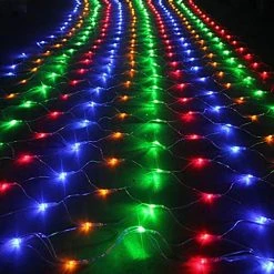 FUNPENY Christmas Net Lights, 12ft X 5ft 360 LED Mesh Decor With 8 Modes Waterproof Connectable Xmas Decorations For Outdoor Outside Bushes Yard Lawn Patio Tree Garden Party (Multi Colored) -Funpeny Shop 51pYWFSZq8L