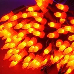 FUNPENY 200 LED Halloween Mini String Lights, 66 FT 8 Modes Waterproof Fairy Lights, Halloween Decorations For Indoor Outdoor Garden Party Decor (Orange) -Funpeny Shop 51pgibIPhVL 2