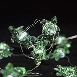 FUNPENY Turtle String Lights, 40 LED Waterproof Indoor Decorative String Lights With Remote And Timer For Bedroom, 10 Feet -Funpeny Shop 51qzKe89HKL