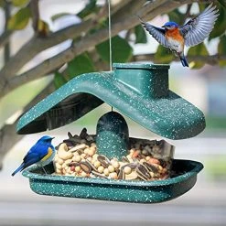 FUNPENY Bird Feeders For Outdoors Hanging, Wild Bird Feeders For Outside Clearance, Yard Lawn Garden Decorations (Green) 8 FUNPENY Bird Feeders For Outdoors Hanging, Wild Bird Feeders For Outside Clearance, Yard Lawn Garden Decorations (Green) -Funpeny Shop 51yWwLjZ ZS